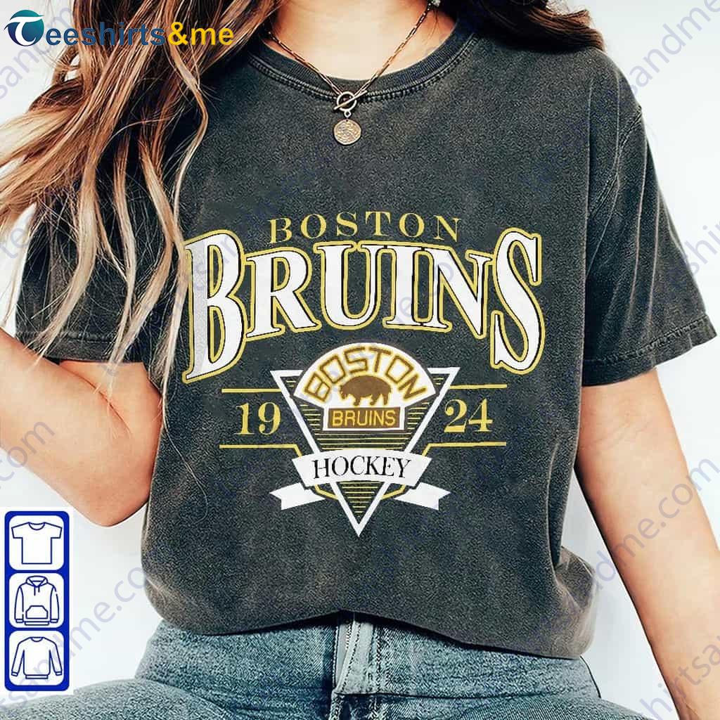 Vintage Logo 1924 Boston Bruins Shirt, Gift for Fan NHL